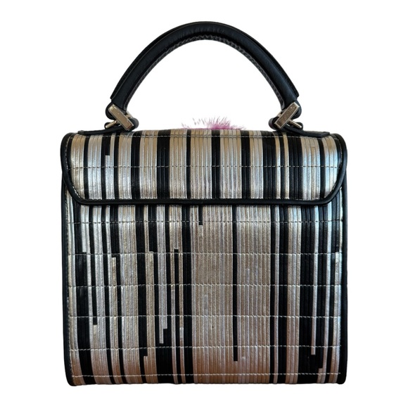 Authentic Les Petits Joueurs Mini Alex Bunny Top Handle Handbag (Made in Italy) - Picture 2 of 8